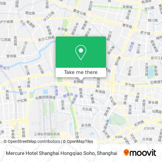 Mercure Hotel Shanghai Hongqiao Soho map
