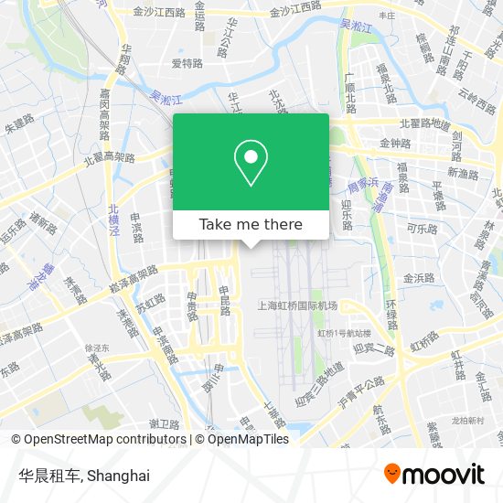 华晨租车 map