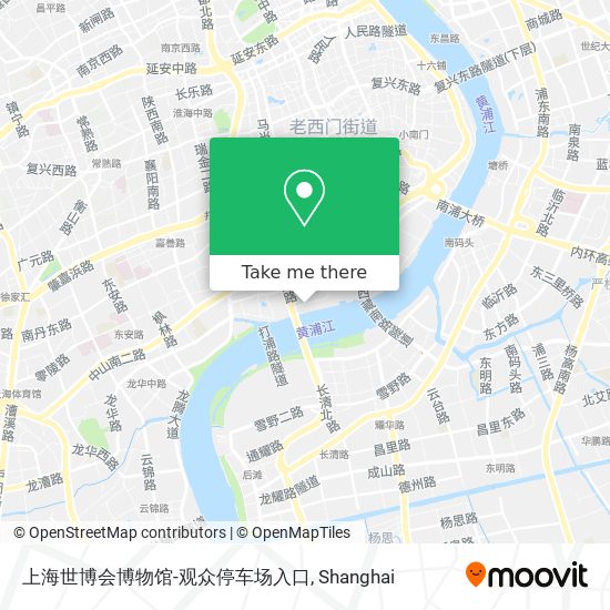 上海世博会博物馆-观众停车场入口 map