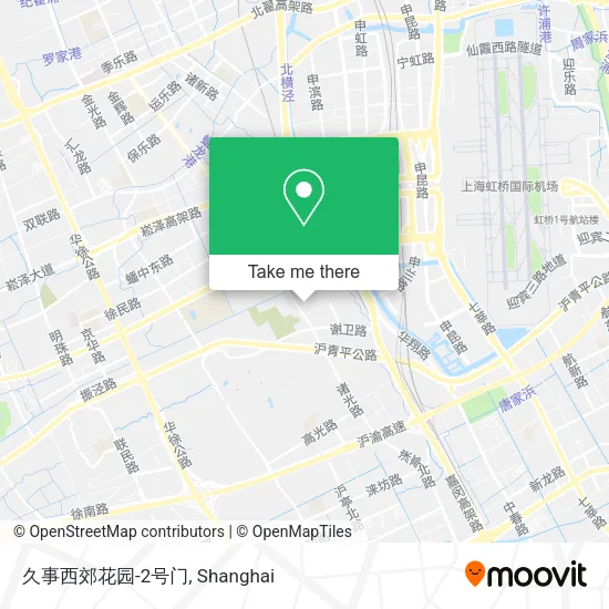 久事西郊花园-2号门 map