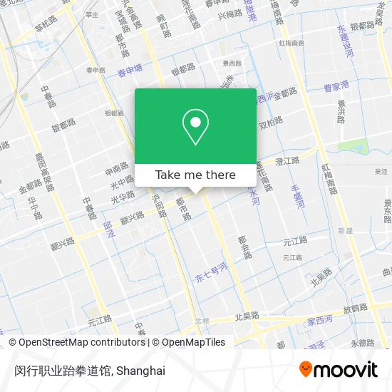 闵行职业跆拳道馆 map