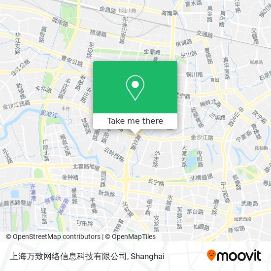 上海万致网络信息科技有限公司 map