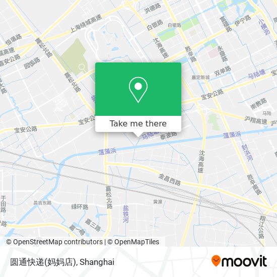 圆通快递(妈妈店) map