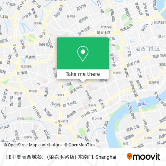 耶里夏丽西域餐厅(肇嘉浜路店)-东南门 map