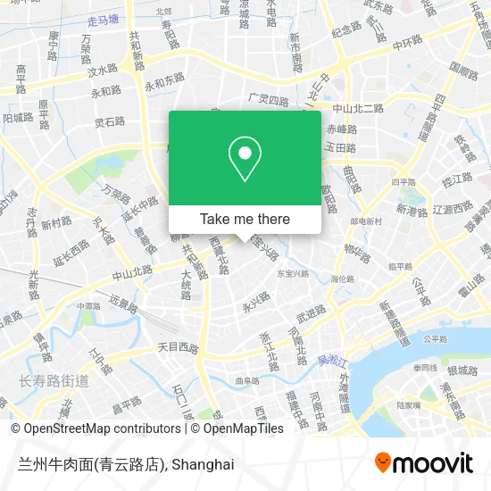 兰州牛肉面(青云路店) map