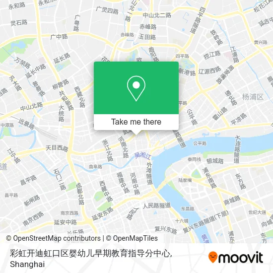 彩虹开迪虹口区婴幼儿早期教育指导分中心 map