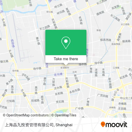 上海晶九投资管理有限公司 map