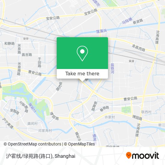沪霍线/绿苑路(路口) map