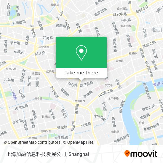 上海加融信息科技发展公司 map