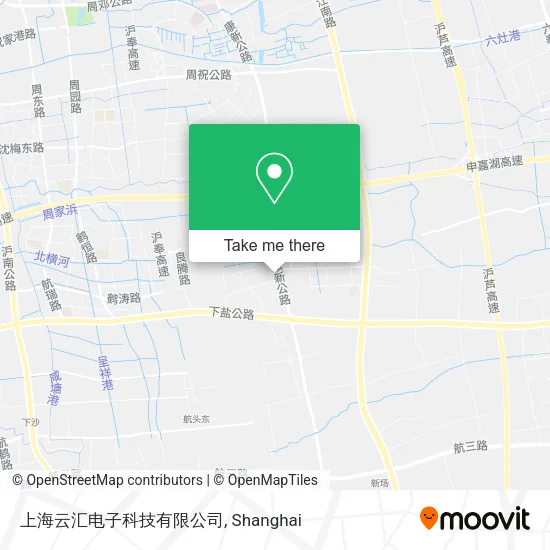 上海云汇电子科技有限公司 map