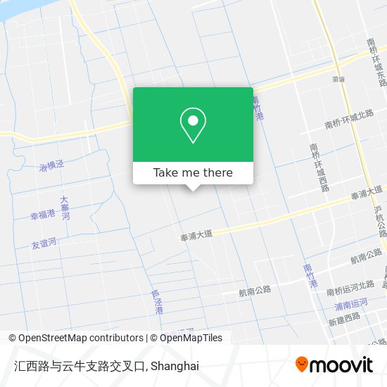 汇西路与云牛支路交叉口 map