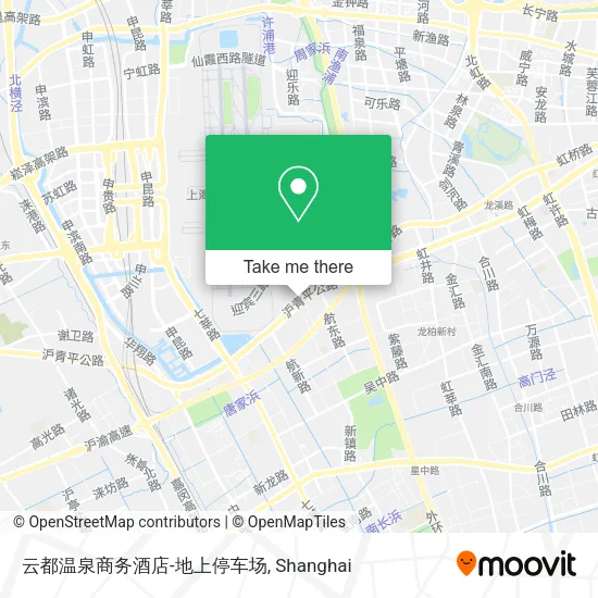 云都温泉商务酒店-地上停车场 map