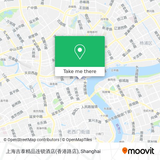 上海吉泰精品连锁酒店(香港路店) map