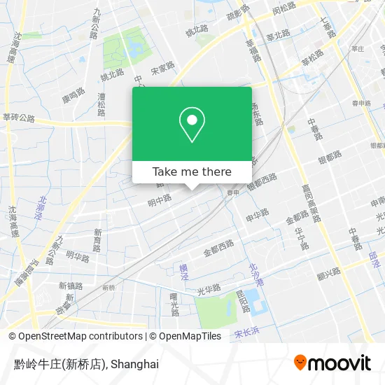 黔岭牛庄(新桥店) map