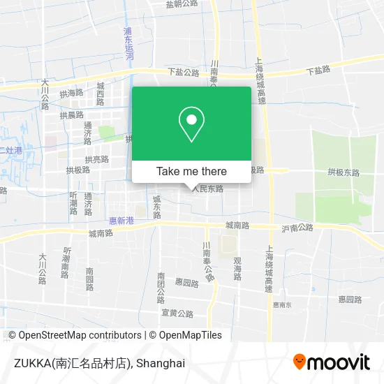 ZUKKA(南汇名品村店) map