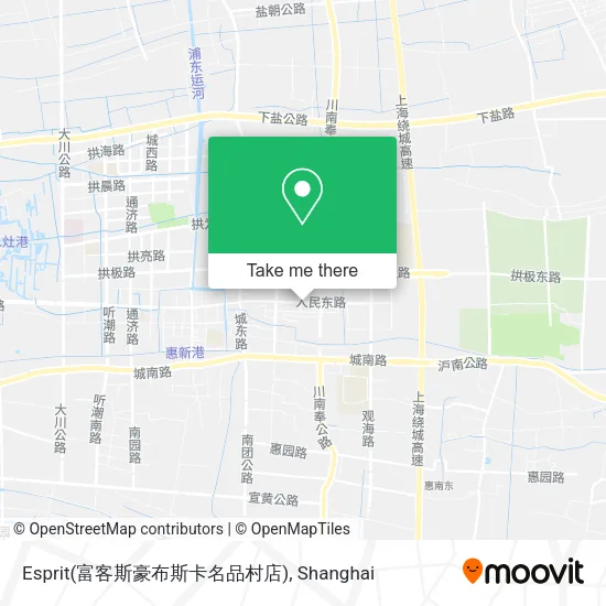 Esprit(富客斯豪布斯卡名品村店) map