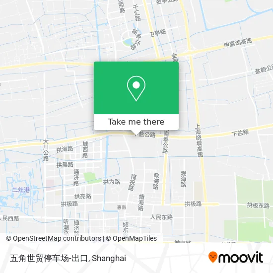 五角世贸停车场-出口 map