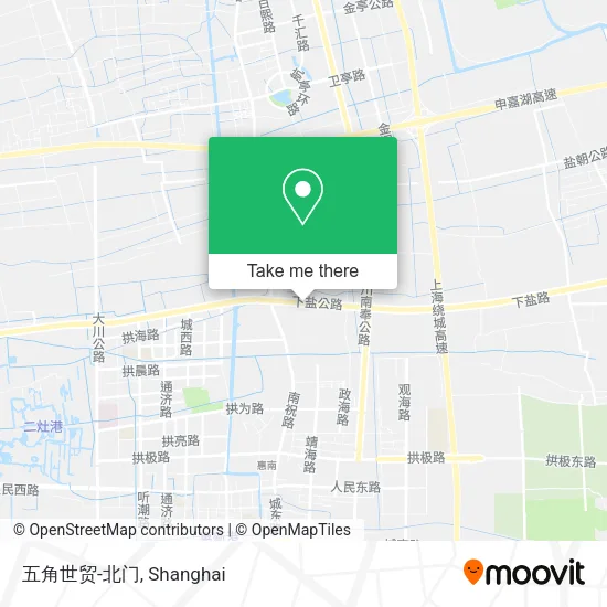 五角世贸-北门 map