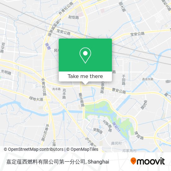 嘉定蕴西燃料有限公司第一分公司 map