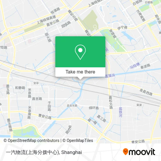 一汽物流(上海分拨中心) map