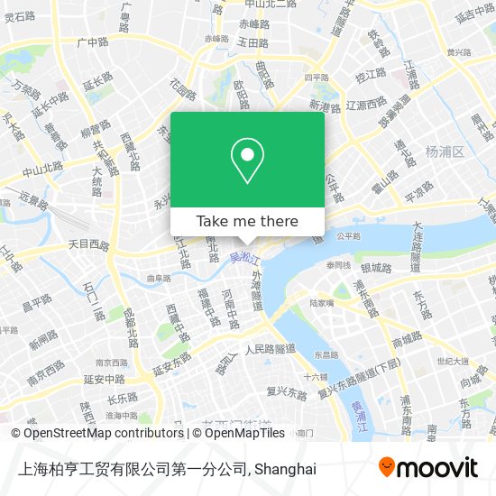 上海柏亨工贸有限公司第一分公司 map