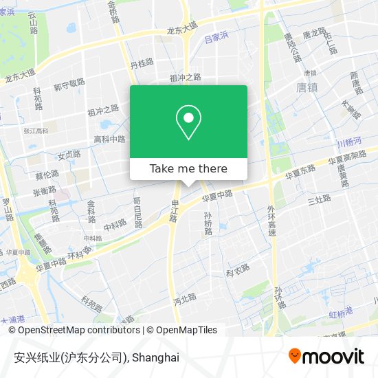 安兴纸业(沪东分公司) map