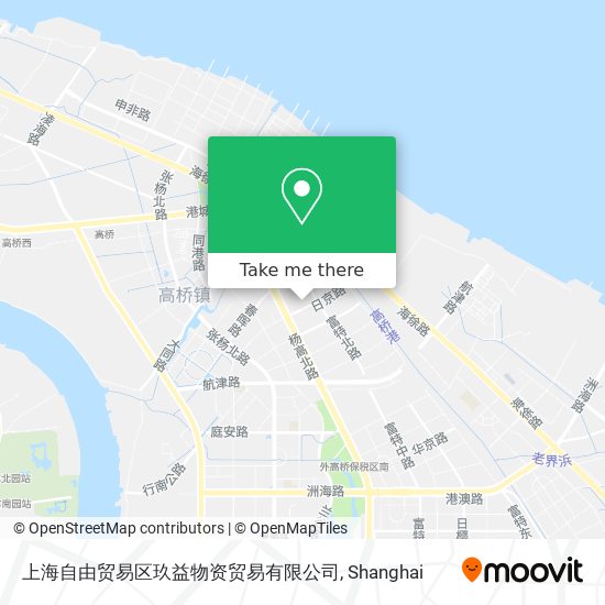 上海自由贸易区玖益物资贸易有限公司 map