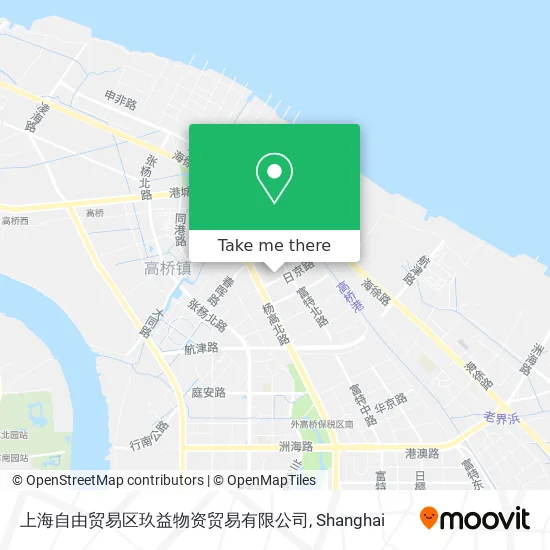 上海自由贸易区玖益物资贸易有限公司 map