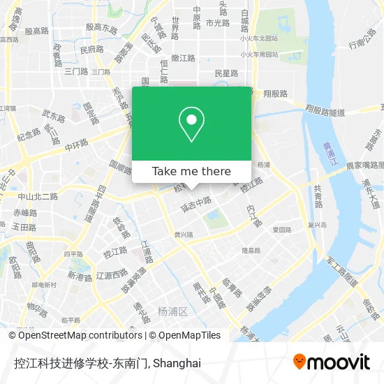 控江科技进修学校-东南门 map