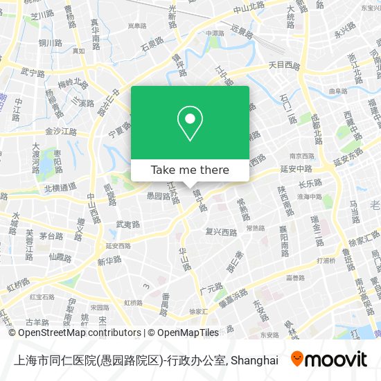 上海市同仁医院(愚园路院区)-行政办公室 map