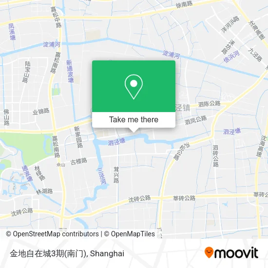 金地自在城3期(南门) map