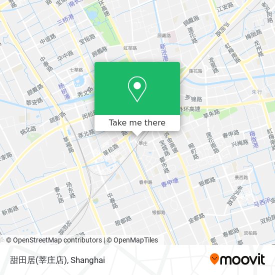 甜田居(莘庄店) map