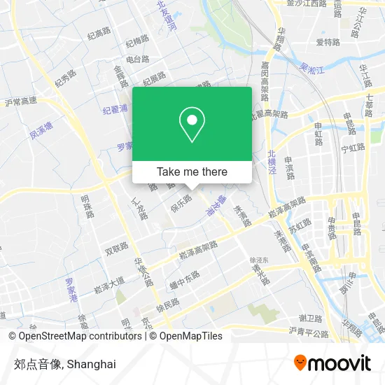 郊点音像 map