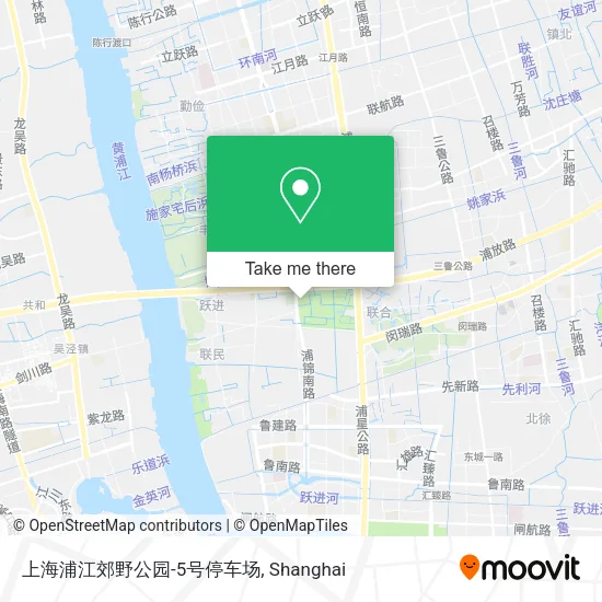 上海浦江郊野公园-5号停车场 map