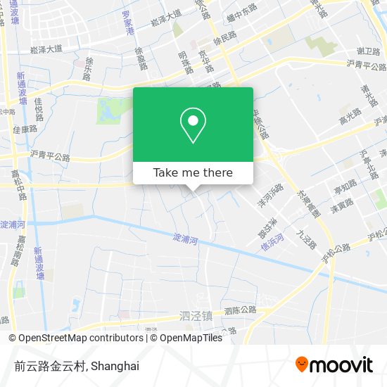 前云路金云村 map