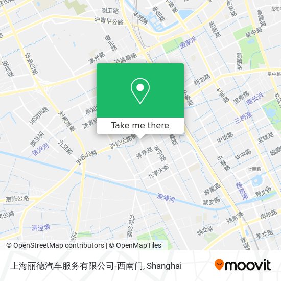 上海丽德汽车服务有限公司-西南门 map
