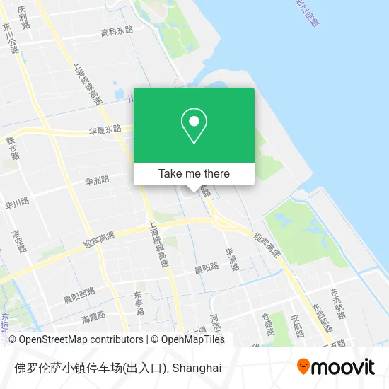 佛罗伦萨小镇停车场(出入口) map