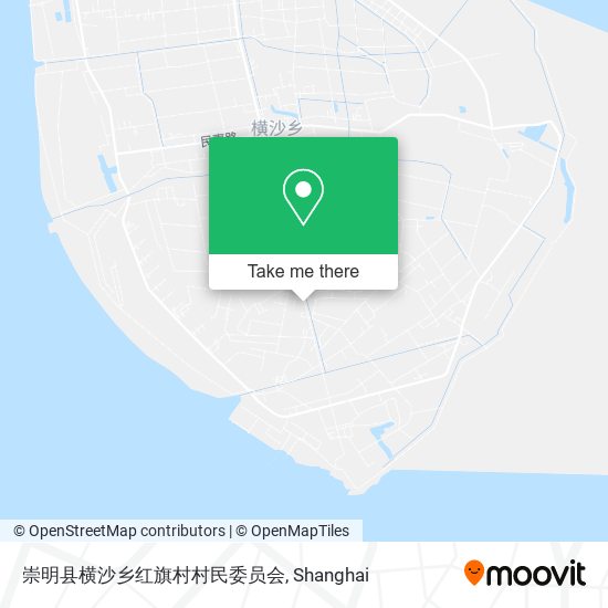 崇明县横沙乡红旗村村民委员会 map