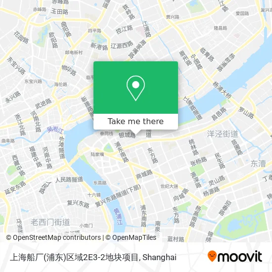 上海船厂(浦东)区域2E3-2地块项目 map