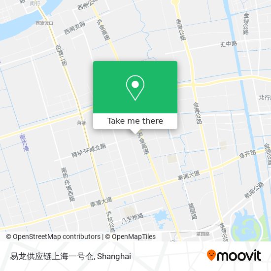 易龙供应链上海一号仓 map