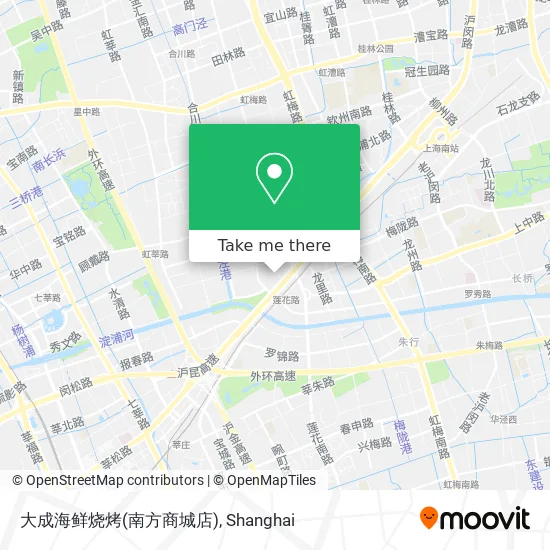 大成海鲜烧烤(南方商城店) map