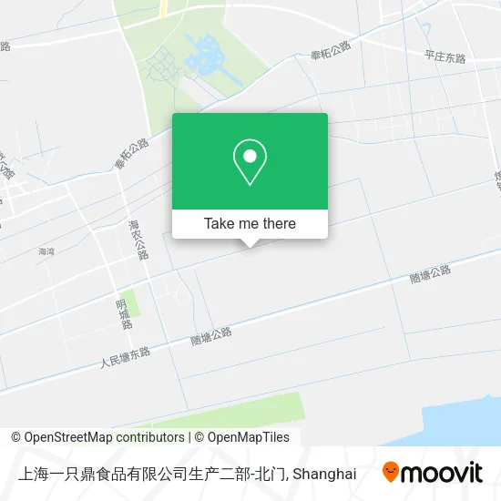 上海一只鼎食品有限公司生产二部-北门 map