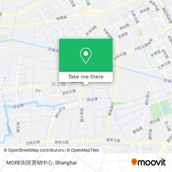 MORE街区营销中心 map