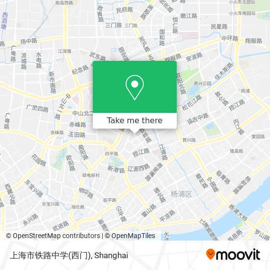 上海市铁路中学(西门) map