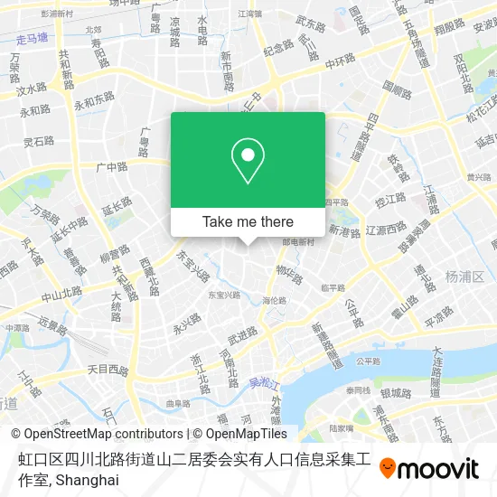 虹口区四川北路街道山二居委会实有人口信息采集工作室 map