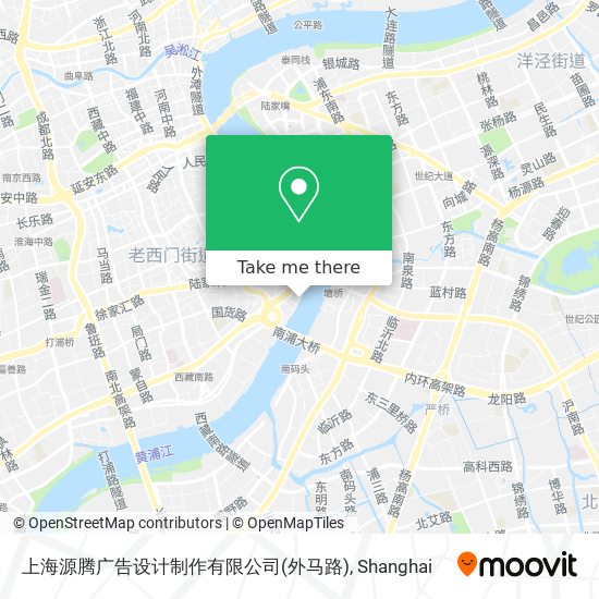 上海源腾广告设计制作有限公司(外马路) map