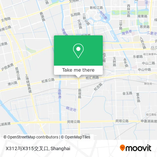 X312与X315交叉口 map