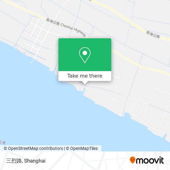 三烈路 map