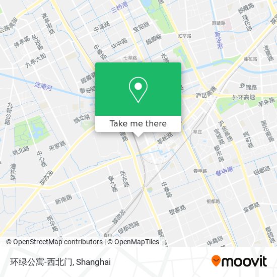 环绿公寓-西北门 map
