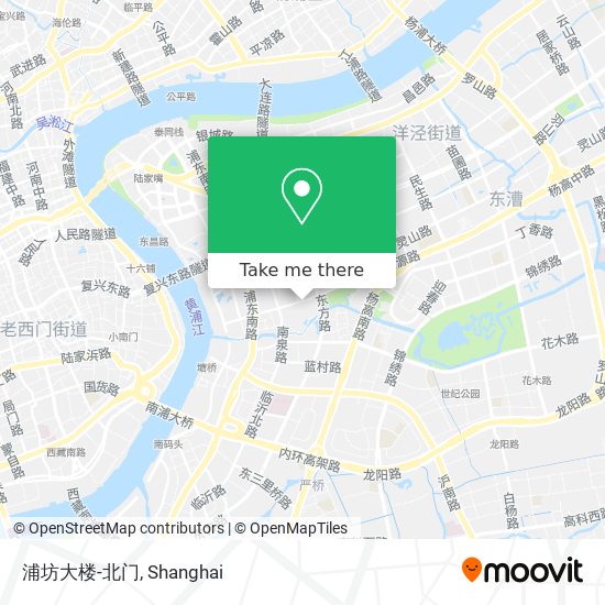 浦坊大楼-北门 map